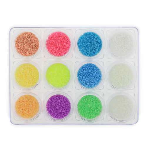 Glo-in-the-dark glitterpigmentset - NGS-001 - Chunky