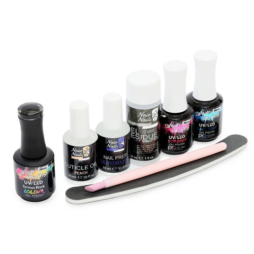 Gel Polish Starter Kit - Serieuze Zwart