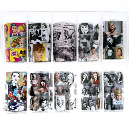 TFS-101 Sélection Pop Art de feuilles de transfert
